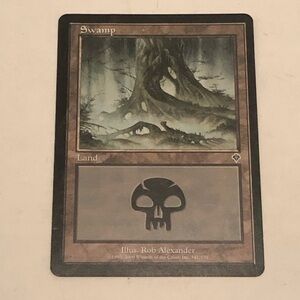 Magic the Gathering Swamp Land Card 16